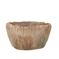 Hand-Hewn Wooden Grain Mortar Bowl by Studio Vastu