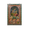 Hand-Painted Krishna and Gopis Wall Panel by Studio Vastu