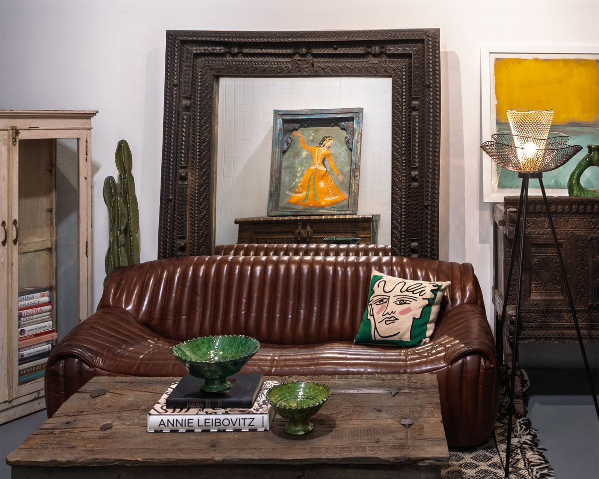 Himalayan Teak Low Coffee Table by Studio Vastu