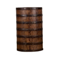Iron-Bound Wooden Grain Vessel by Studio Vastu