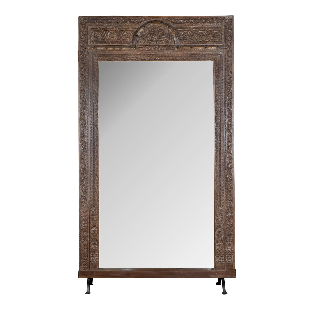 Jharokha Teak Haveli Mirror by Studio Vastu