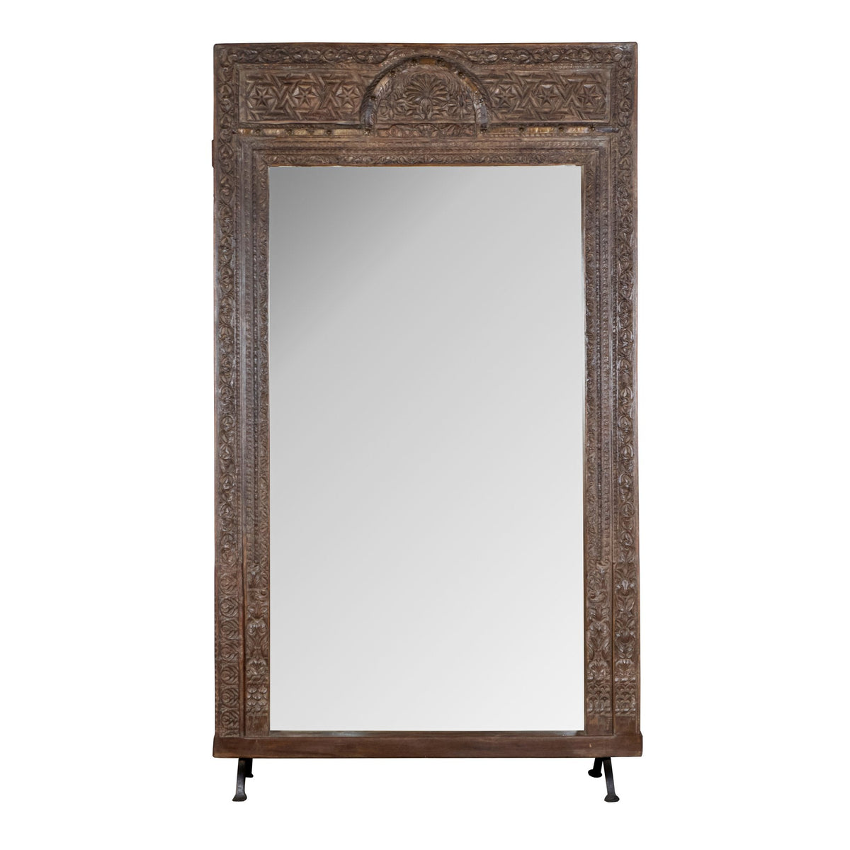 Jharokha Teak Haveli Mirror by Studio Vastu