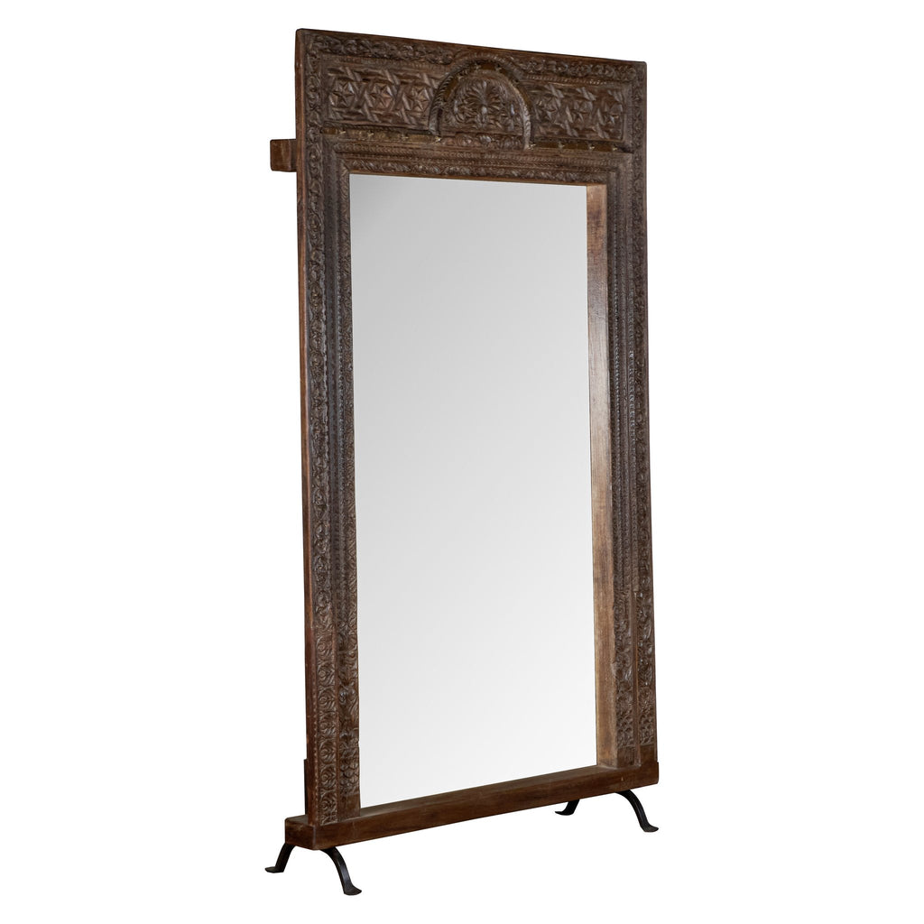 Jharokha Teak Haveli Mirror by Studio Vastu