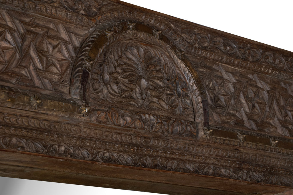Jharokha Teak Haveli Mirror by Studio Vastu