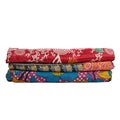 Kantha Embroidered Fabric Throw by Studio Vastu
