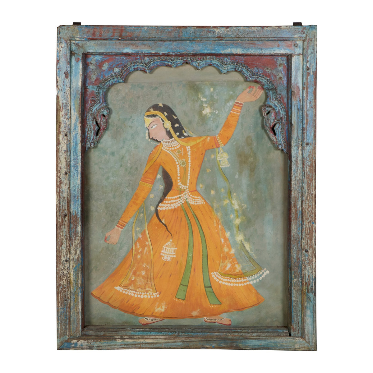 Lady in Window Canvas Wall Art
