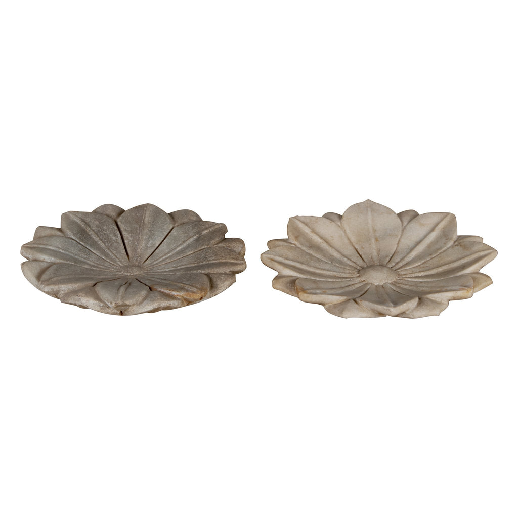 Lotus Petal Marble Dish Set by Studio Vastu