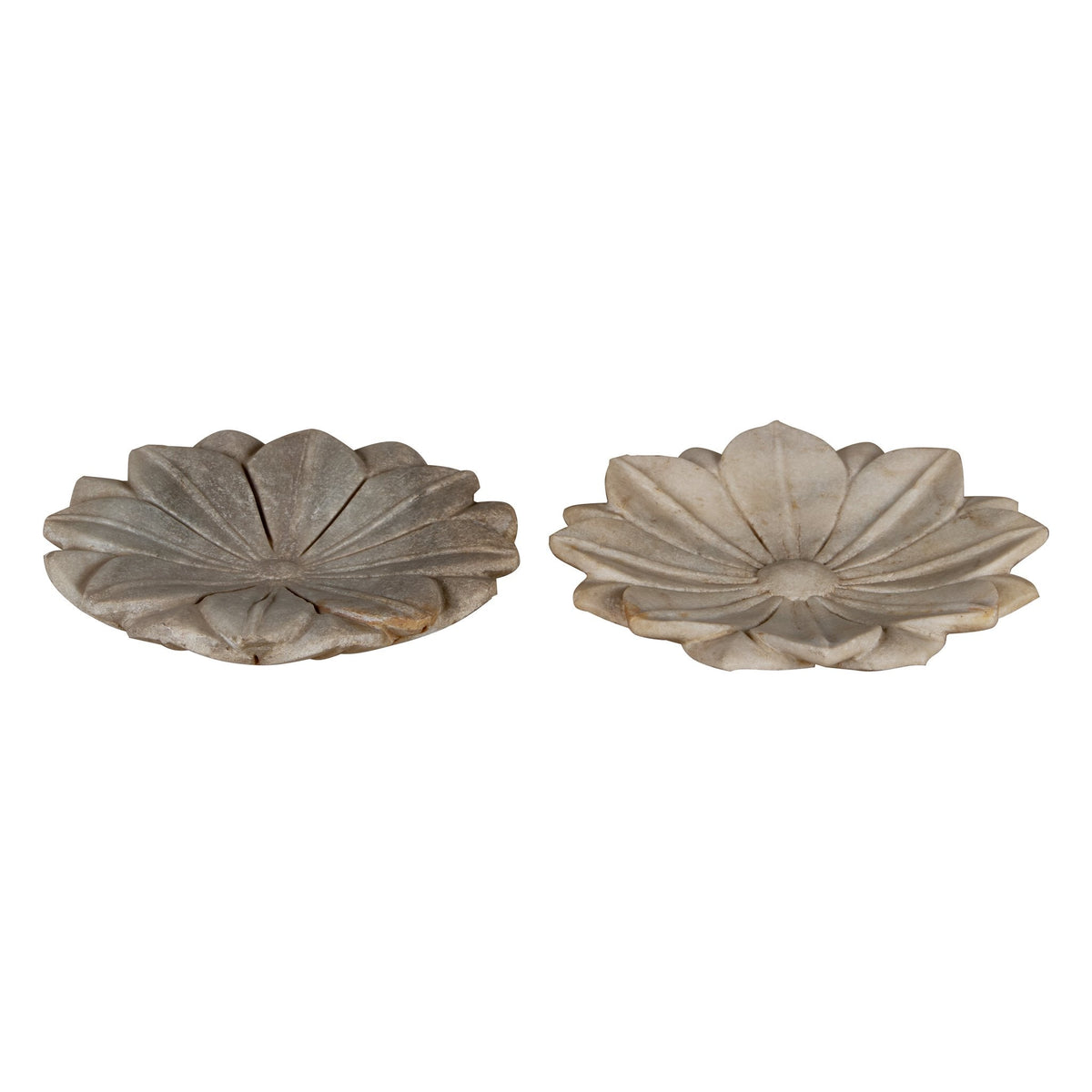 Lotus Petal Marble Dish Set by Studio Vastu