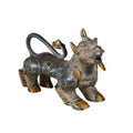 Mythological Brass Lion Figurine by Studio Vastu