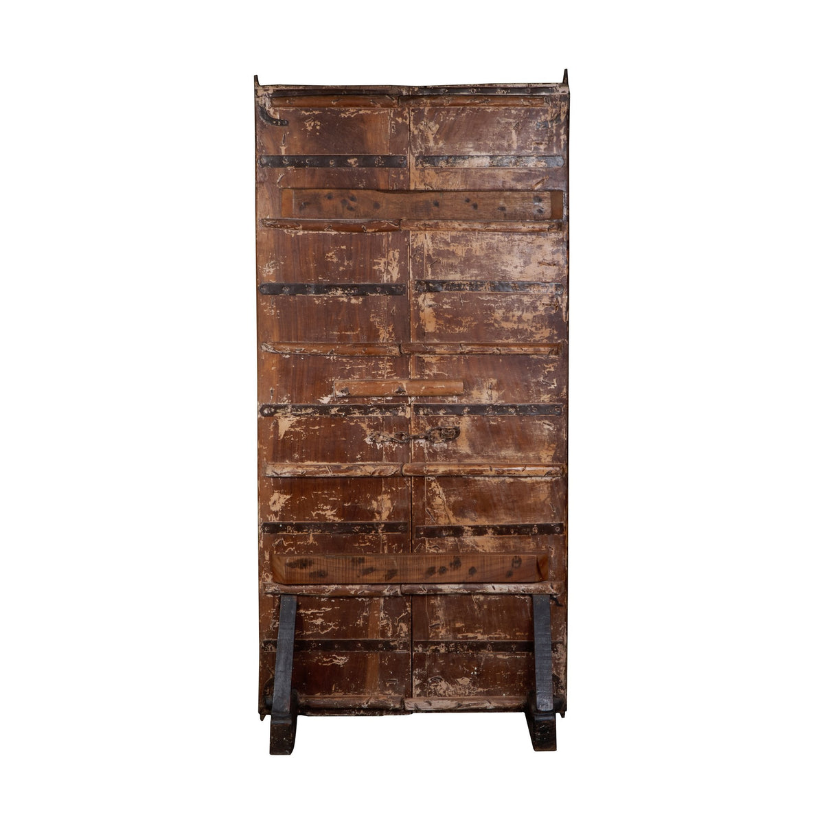 Painted Floral Haveli Door Panel by Studio Vastu