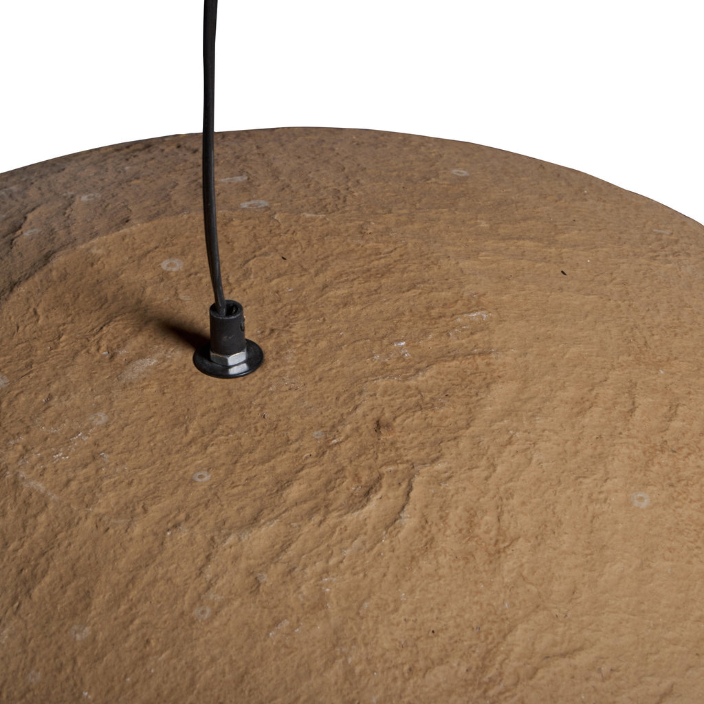 Paper Mache Dome Pendant Light by Studio Vastu