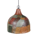 Paper Mache Patchwork Pendant Light by Studio Vastu