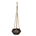 Patinated Iron Hanging Planter by Studio Vastu