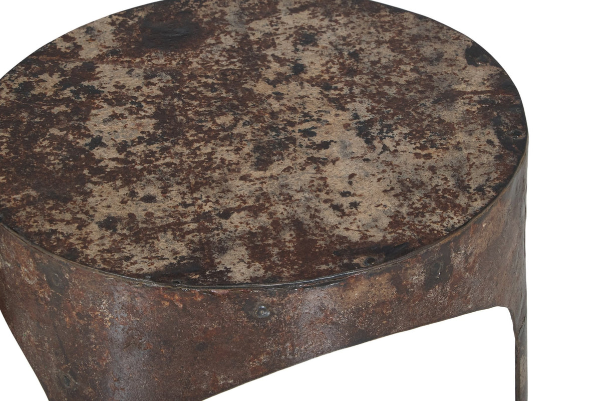 Patinated Iron Nesting Side Tables by Studio Vastu