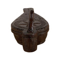 Peacock Motif Timber Tika Box by Studio Vastu