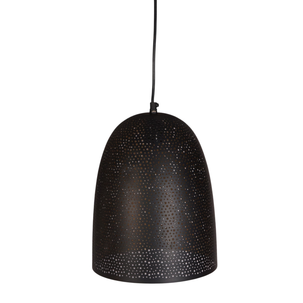 Perforated Iron Dome Pendant Light by Studio Vastu