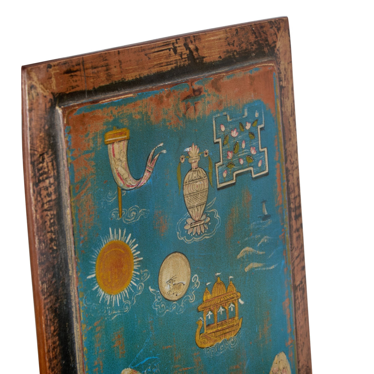 Queen Trishala Dream Painted Wood Panel by Studio Vastu