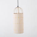 Recycled Fabric Wire Cylinder Pendant by Studio Vastu