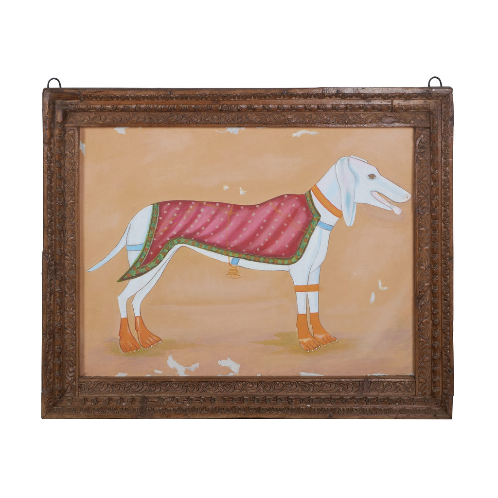Royal Dog Canvas and Wood Wall Art
