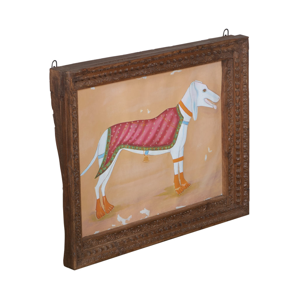 Royal Dog Canvas and Wood Wall Art