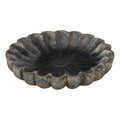 Scalloped Marble Lotus Bowl by Studio Vastu