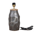 Sculpted Papier-Mâché and Mango Wood Table Lamp by Studio Vastu