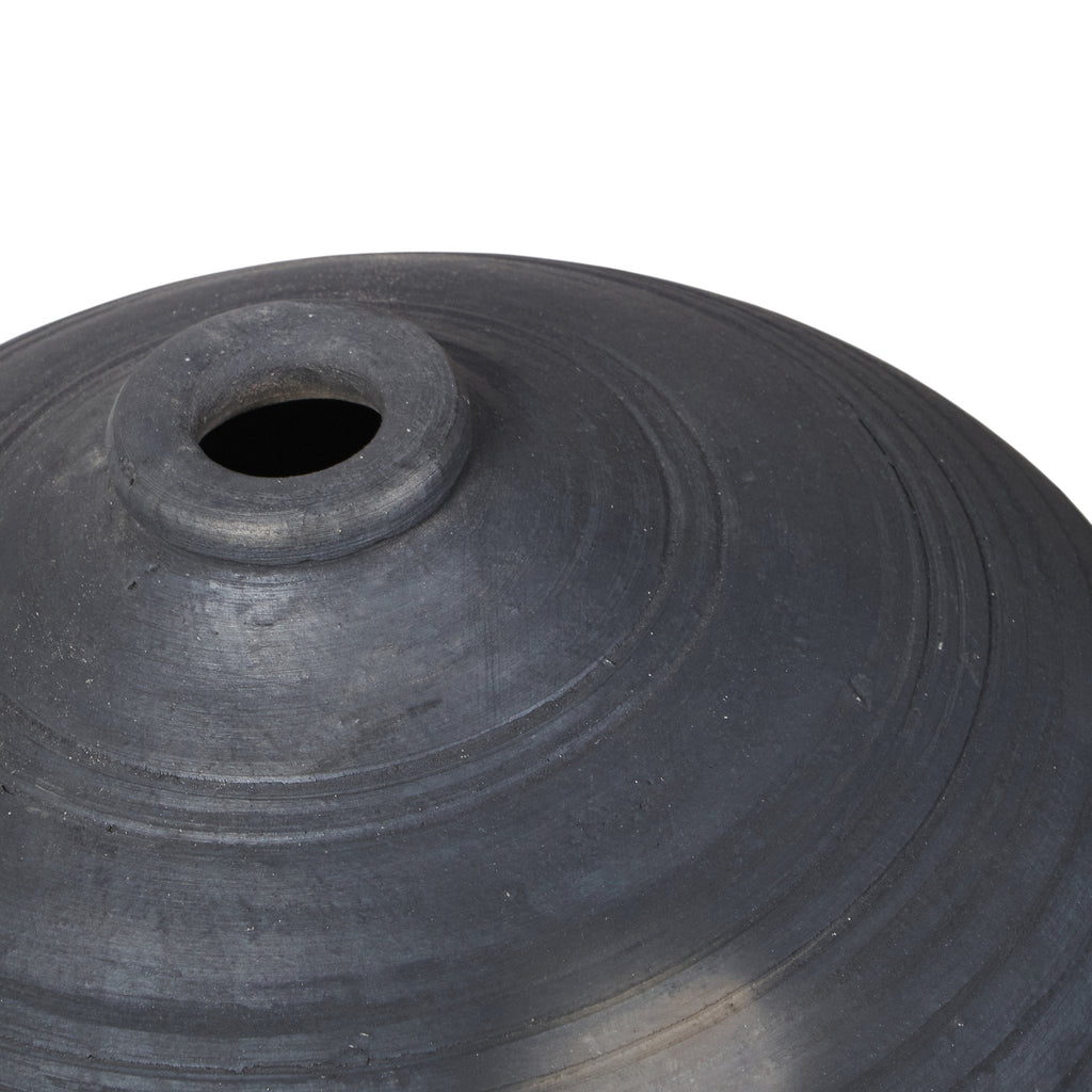 Smoked Terracotta Clay Vessel by Studio Vastu