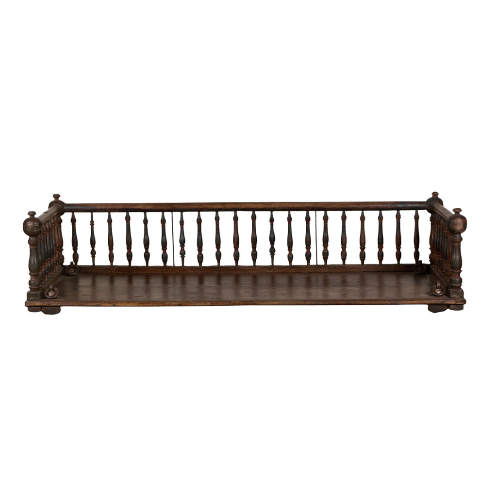 Spindle Teak Indian Jhoola Swing by Studio Vastu