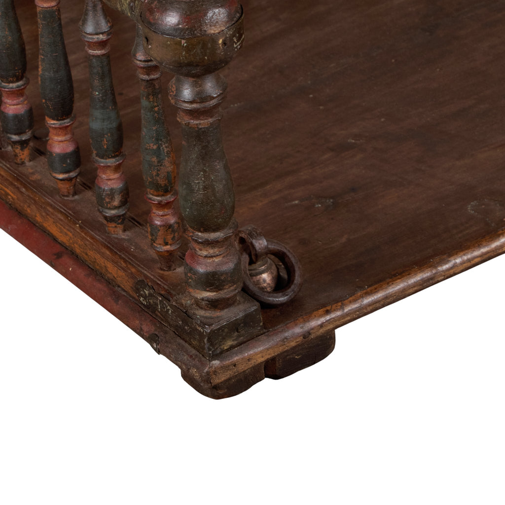 Spindle Teak Indian Jhoola Swing by Studio Vastu