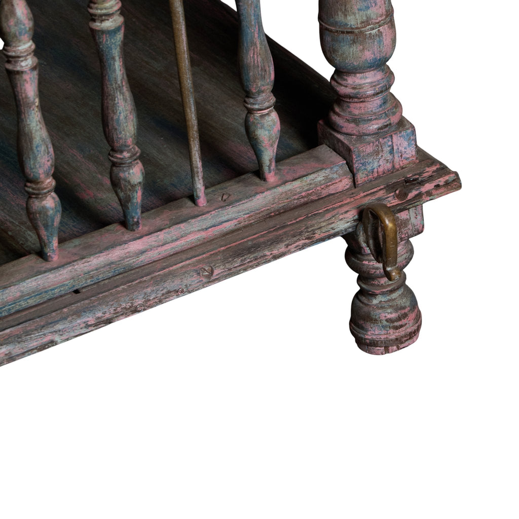 Spindle Wood and Iron Jhula Swing by Studio Vastu