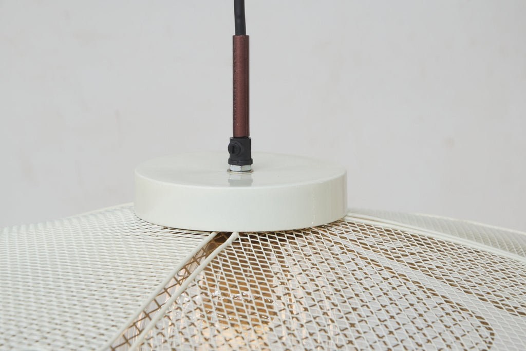 Steel Mesh Floral Pendant Light by Studio Vastu
