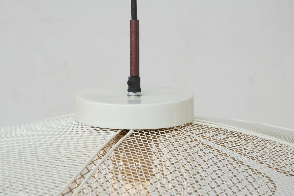 Steel Mesh Floral Pendant Light by Studio Vastu