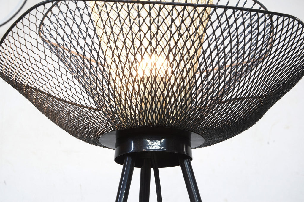 Steel Petal Mesh Floor Lamp by Studio Vastu