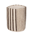Striped Wool and Cotton Basket by Studio Vastu