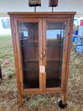 Teak and Glass Display Cabinet by Studio Vastu