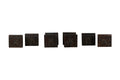 Teak and Iron Wall Hook Set by Studio Vastu