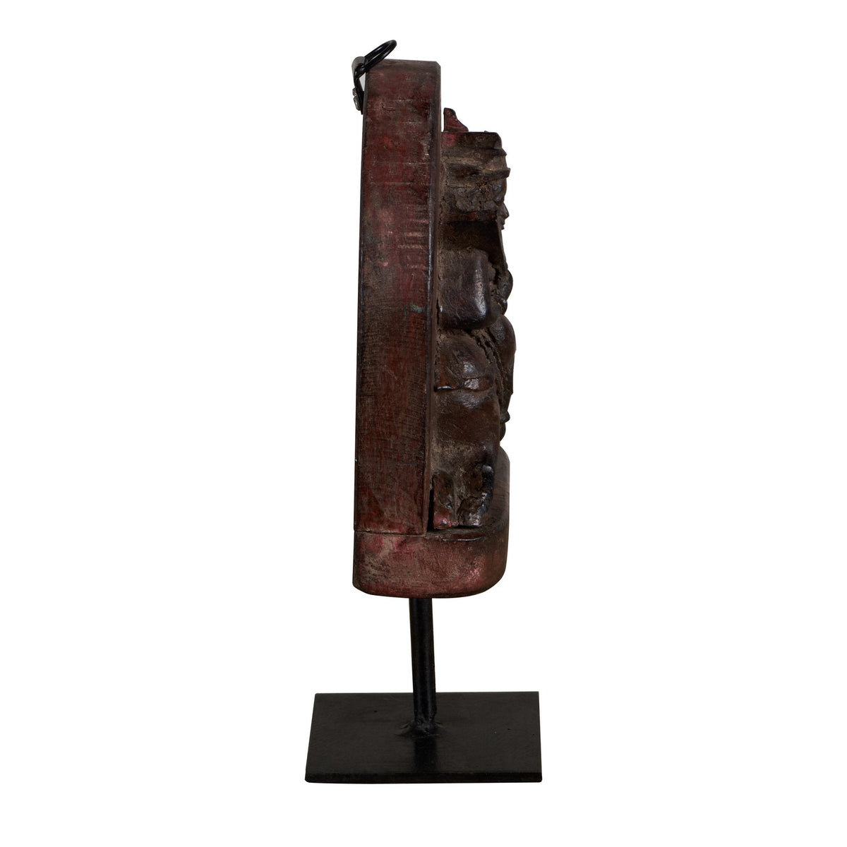 Teak Horse Rider Warrior Panel by Studio Vastu