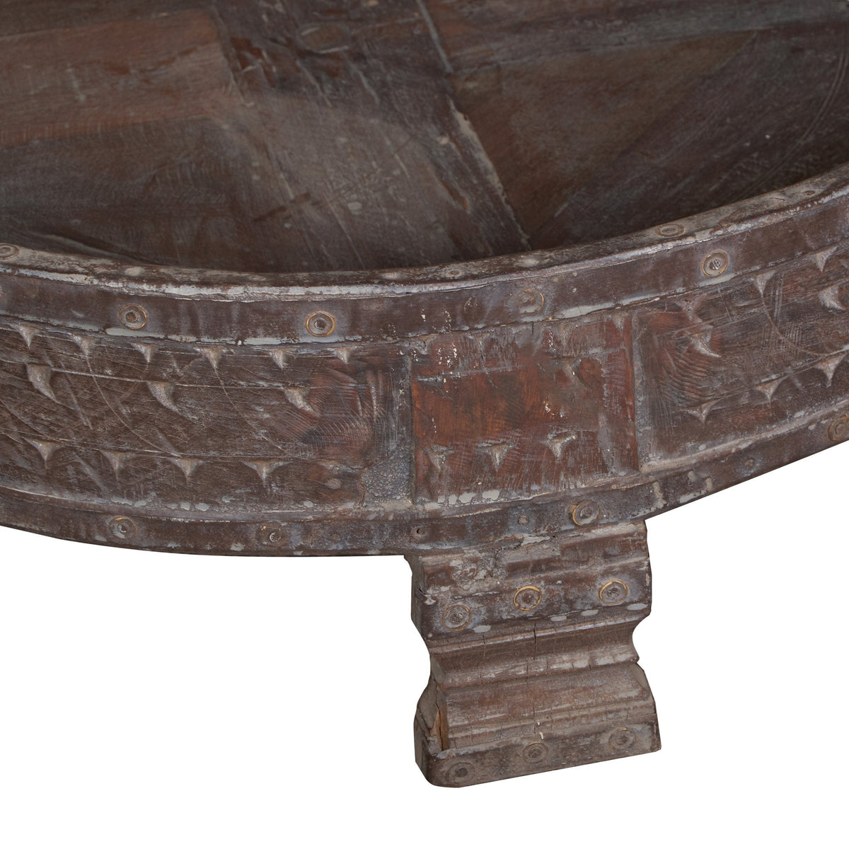 Teak Indian Chakki Table by Studio Vastu