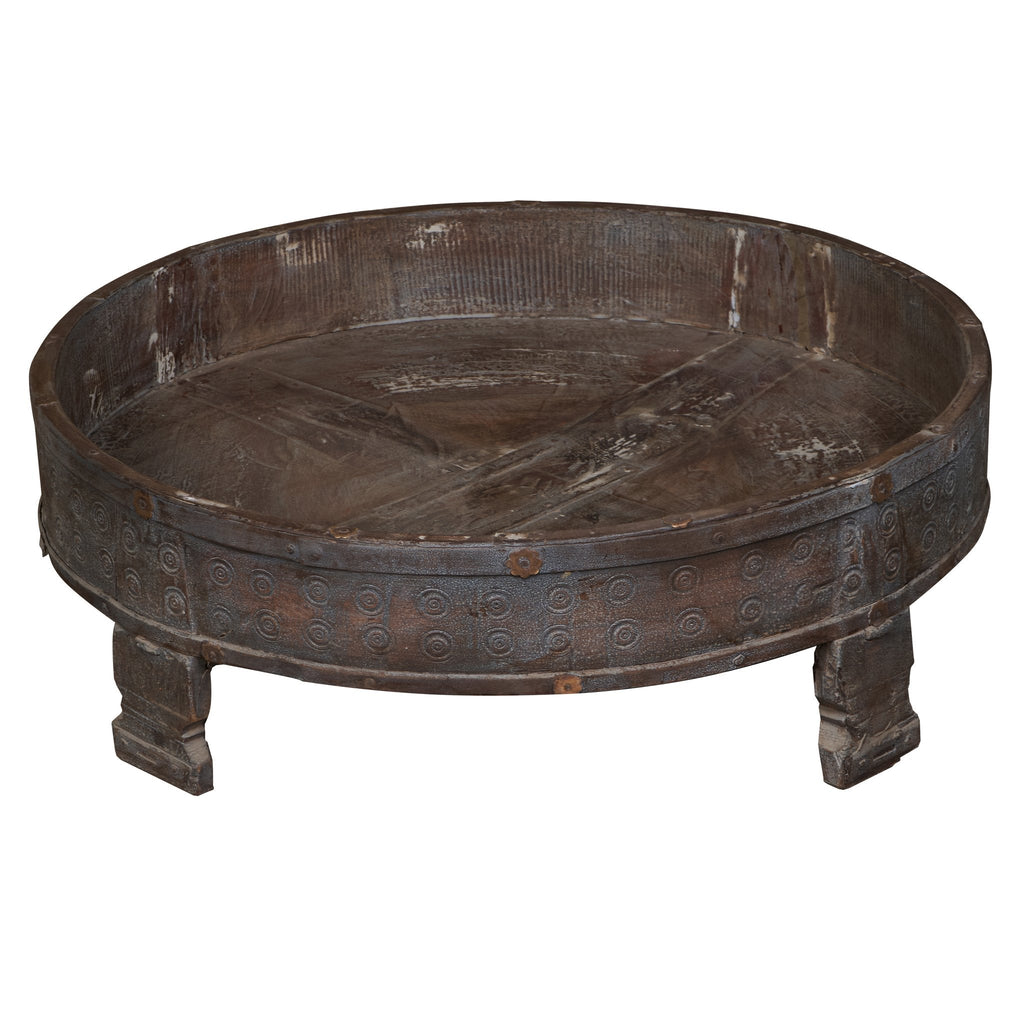 Teak Indian Chakki Table by Studio Vastu