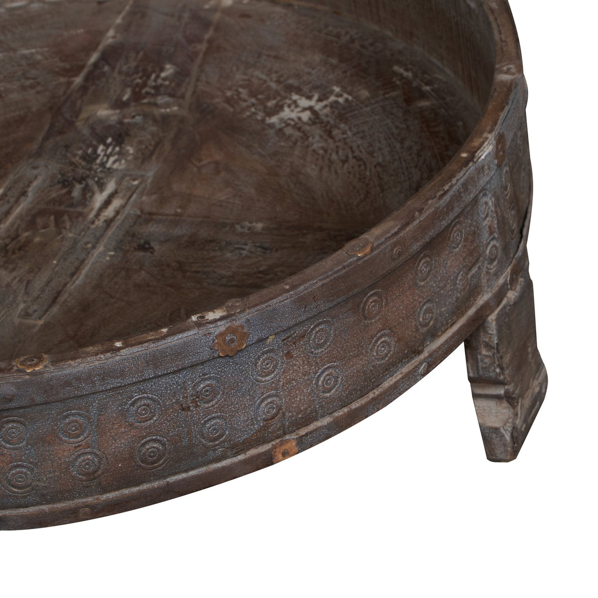 Teak Indian Chakki Table by Studio Vastu