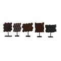 Teak Textile Printing Block on Stand by Studio Vastu