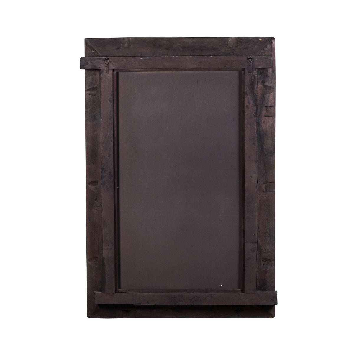 Teal Distressed Jharokha Mirror by Studio Vastu