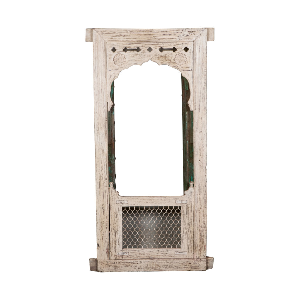 Teal & Whitewashed Jharokha Window by Studio Vastu