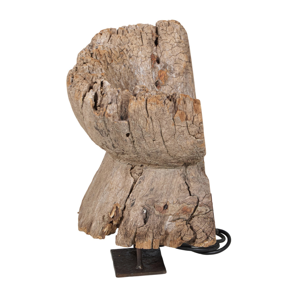 Timber & Iron Wall Sconce by Studio Vastu