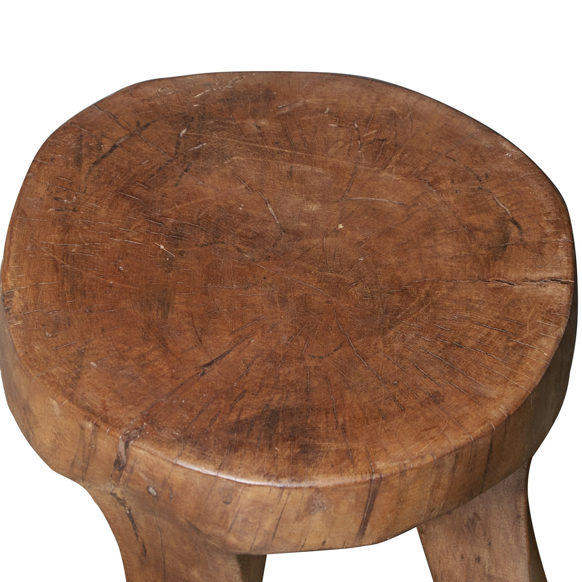 Timber Low Bajot Stool by Studio Vastu