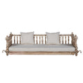 Whitewashed Teak Jhula Swing by Studio Vastu