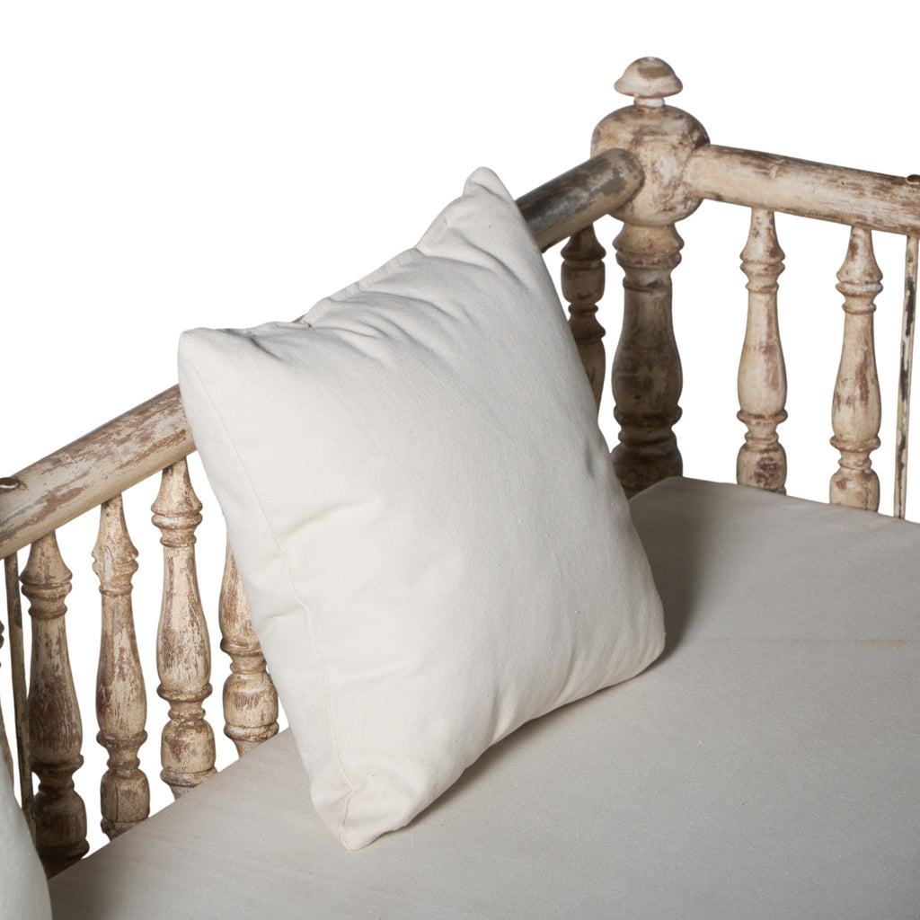 Whitewashed Teak Jhula Swing by Studio Vastu