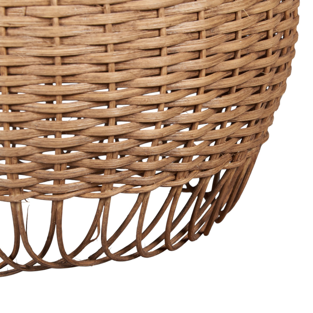 Woven Rattan and Mango Wood Pendant Light by Studio Vastu