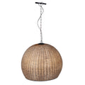 Woven Rattan Dome Pendant Light by Studio Vastu