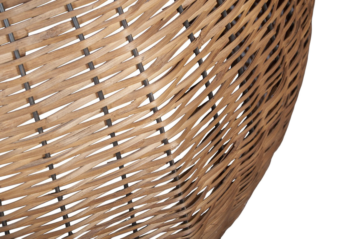 Woven Rattan Dome Pendant Light by Studio Vastu